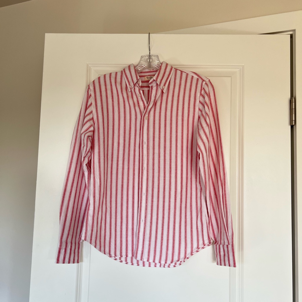 Retro Striped Button Down